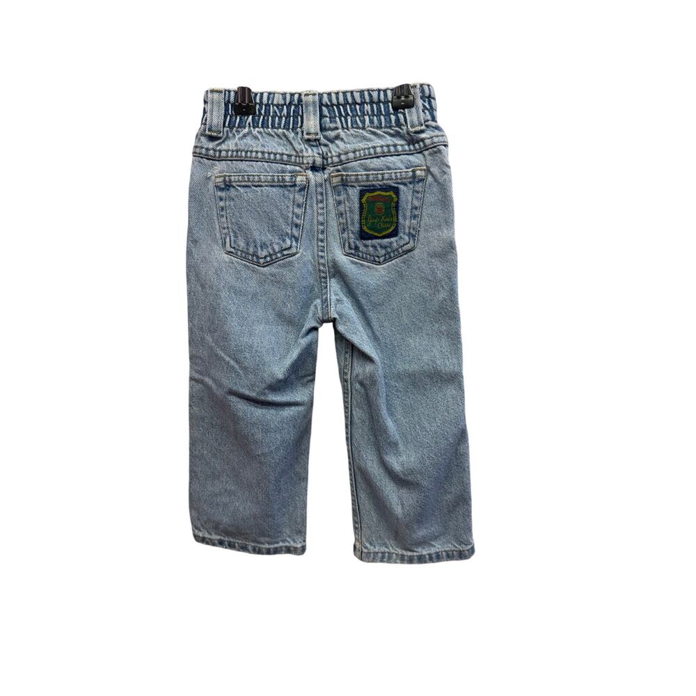 Gap kids classic Jeans Boy 2T  Blue Denim patch on back pocket